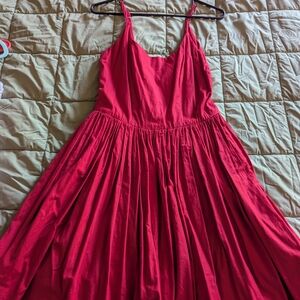 Penelope Dress in Cardinal Red